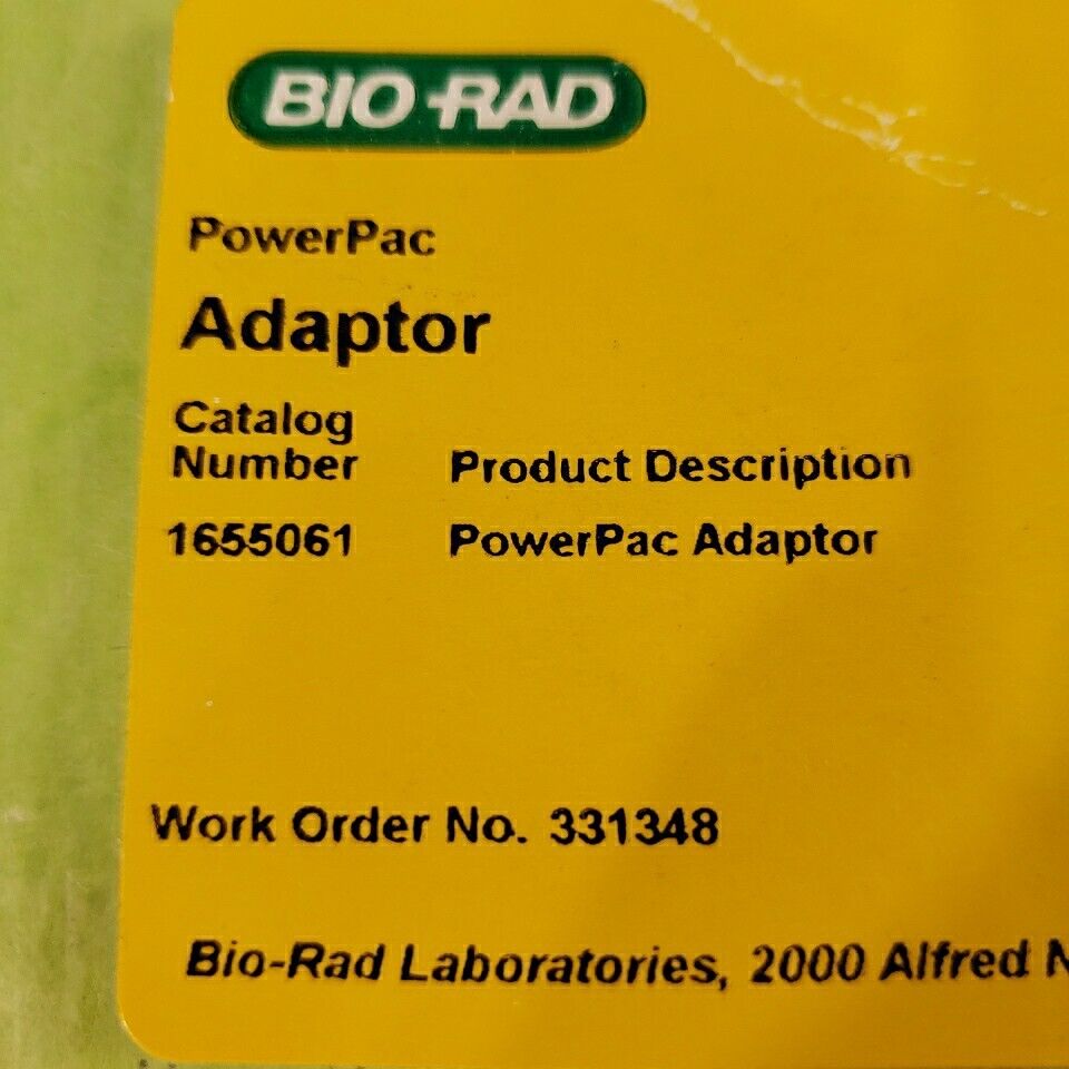 Bio Rad 1655061 PowerPac Adaptor Banana Clip Electrophoresis Cell Leads