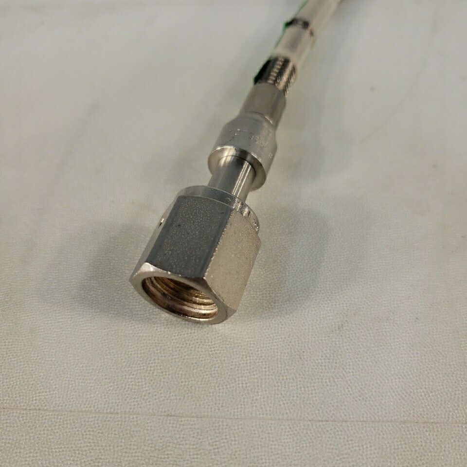 Swagelok VCR 1/4" Female Fitting 24" Long Flexible Tubing Braided Hose 316SS