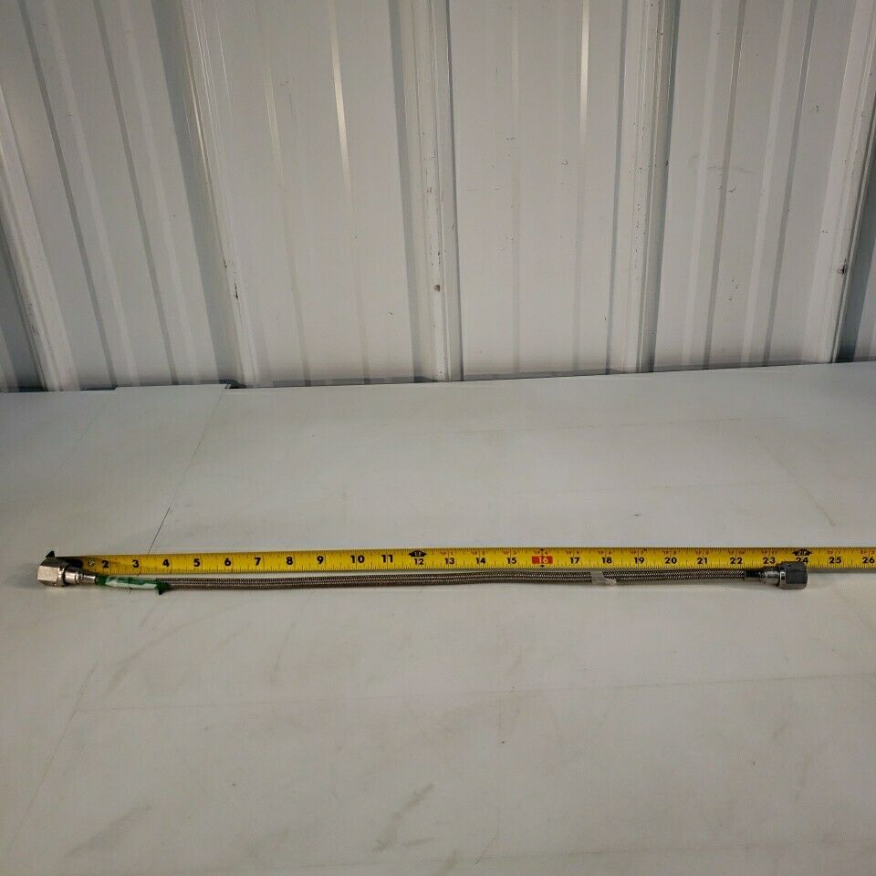 Swagelok VCR 1/4" Female Fitting 24" Long Flexible Tubing Braided Hose 316SS