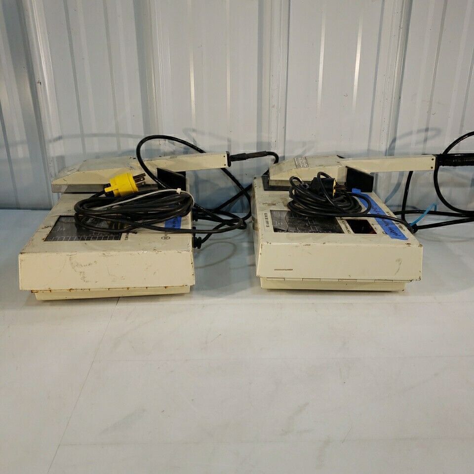 Lot Of 2 NE Tech. CM7A Radiation Contamination Monitors Vintage FOR PARTS ONLY