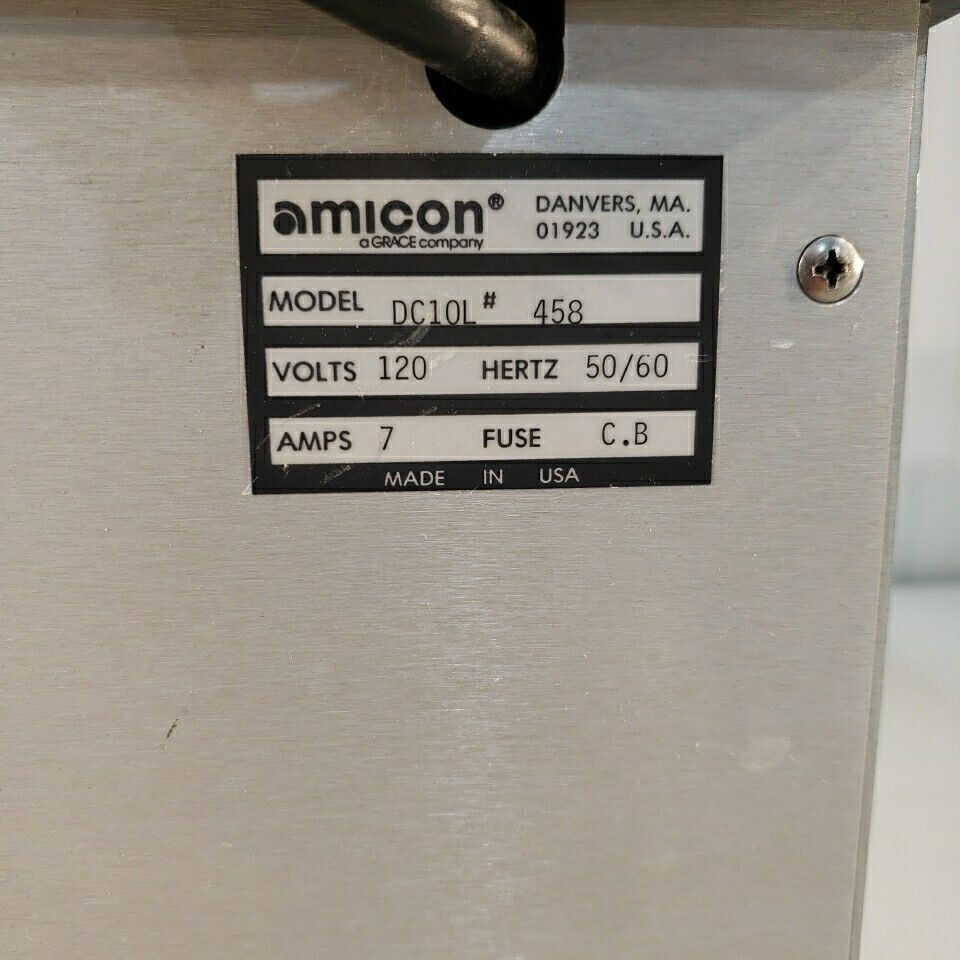 Amicon DC10L Filtration Purifier Column BASE W/ MOTOR ONLY
