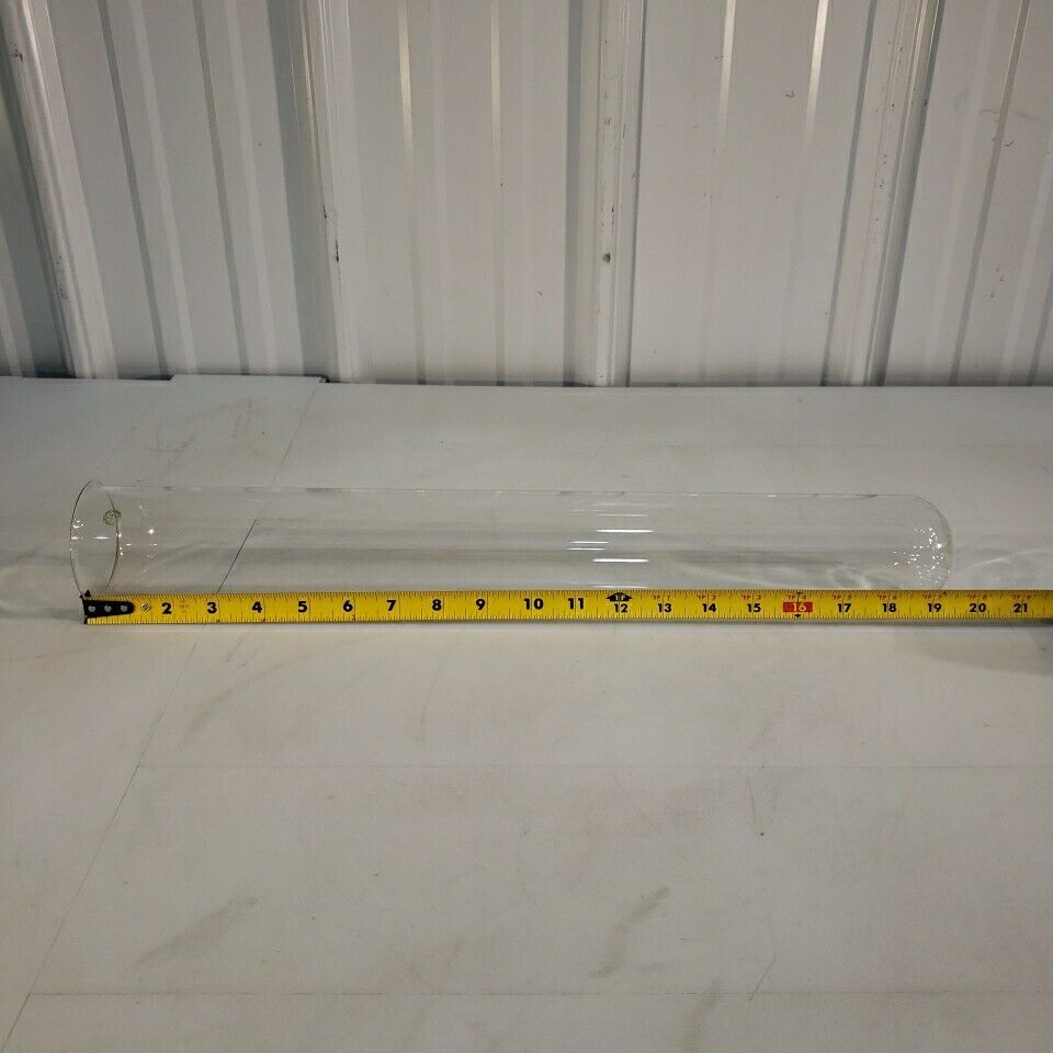 Pyrex Large Chemical Glass Test Tube Round Bottom Cylinder 2.4" ID 19.5" Length