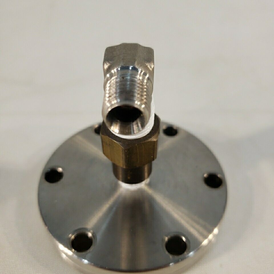 Huntington Mech Labs 2.75" DN35CF To 1/4" NPT Swagelok Tube Adaptor High Vacuum