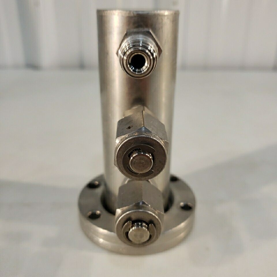 Huntington 2.75" DN35CF Conflat To 3x 1/4" Male VCR Fitting Adapter High Vacuum