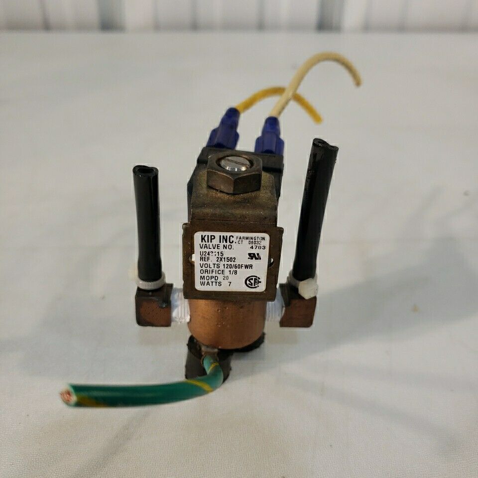 Kip 4703 Solenoid U243115 2x1502 120V 7W Gas From Shel Labs 2306 CO2 Incubator