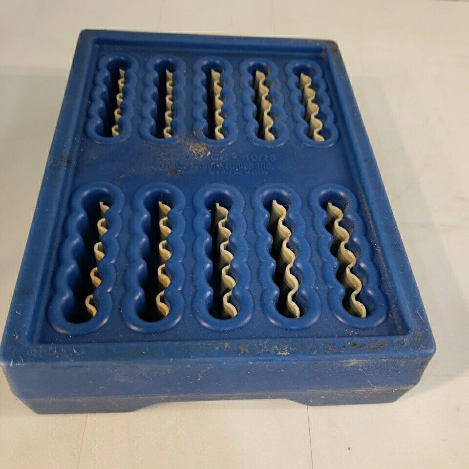 Streck Labratories Kryorack 10/16 Test Tube Rack Cooler Chiller Aqueous W/Plug