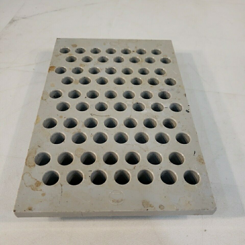 Nunc Test Tube Microcentrifuge Rack 70 Well 7x10 Plastic Denmark