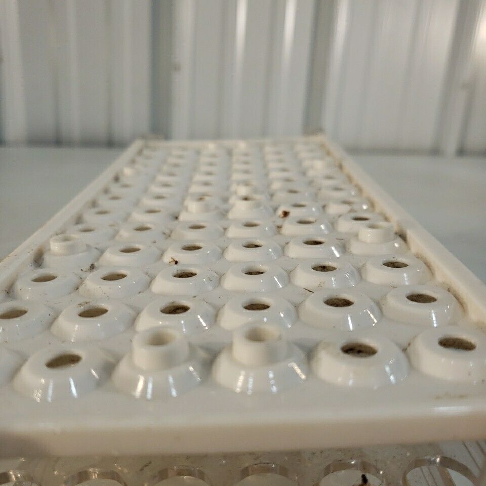 Nalgene Test Tube Microcentrifuge Rack 72 Well 6x12 Plastic Polypropylene