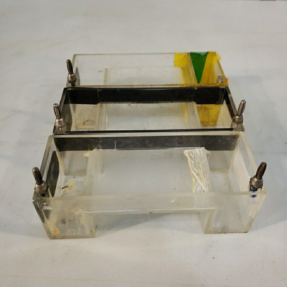 PARTS Lot Of 3 Aquebogue Machine Shop 750 Electrophoresis System Cell