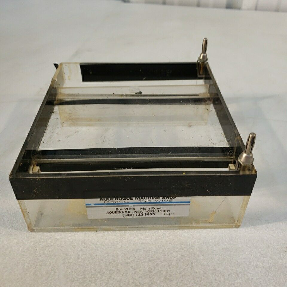 Aquebogue Machine Shop Model 750 Wide Electrophoresis System Cell