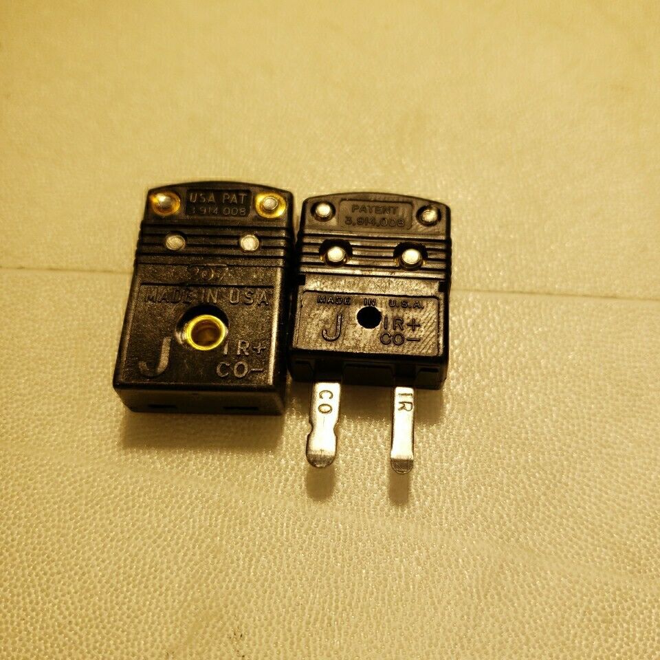 Lot Of 28 Omega Engineering 204 207 Thermocouple Connector J Type With Hardware
