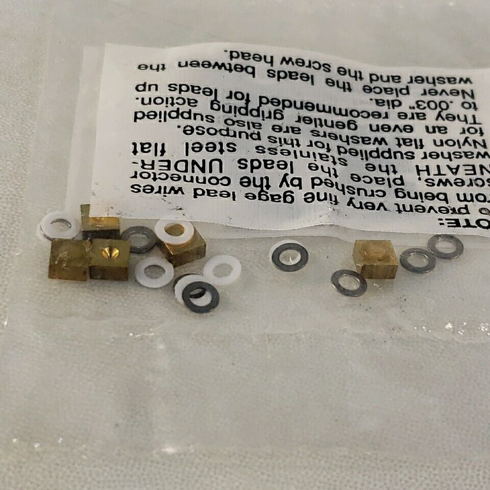 Lot Of 28 Omega Engineering 204 207 Thermocouple Connector J Type With Hardware