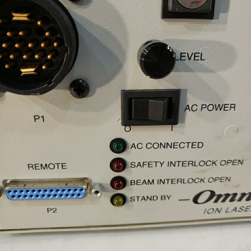 Omnichrome 170 Ion Laser Power Supply 220v Line Voltage 5A Standby 11A Max