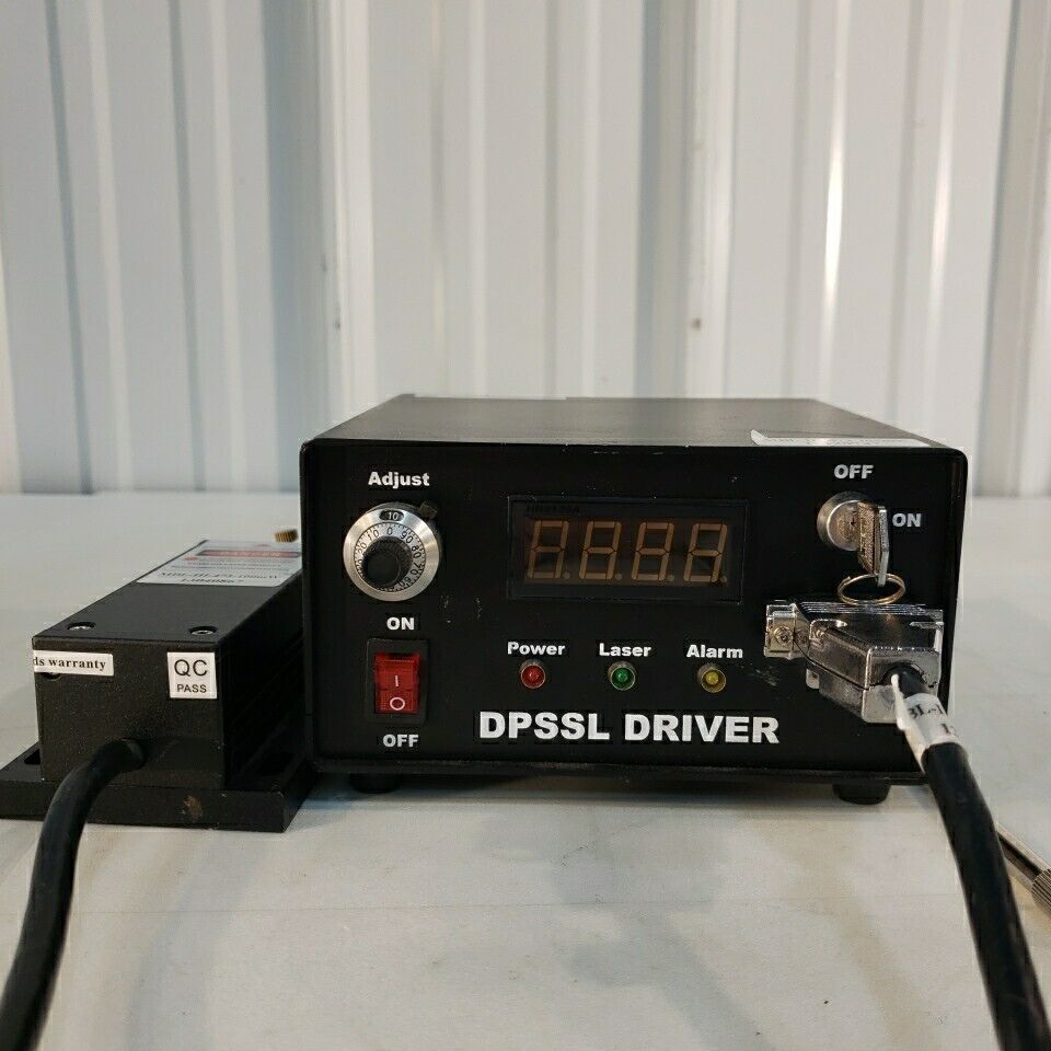 MBL-III-473-100mW Laser With Power Supply PSU-III-LED 430-490nm Light Blue