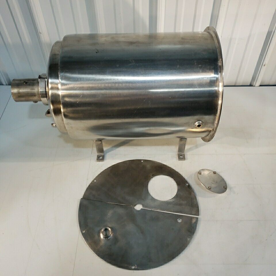 Stainless Steel Positive Pressure Chamber Cylinder Horizontal Custom Stand 12" D