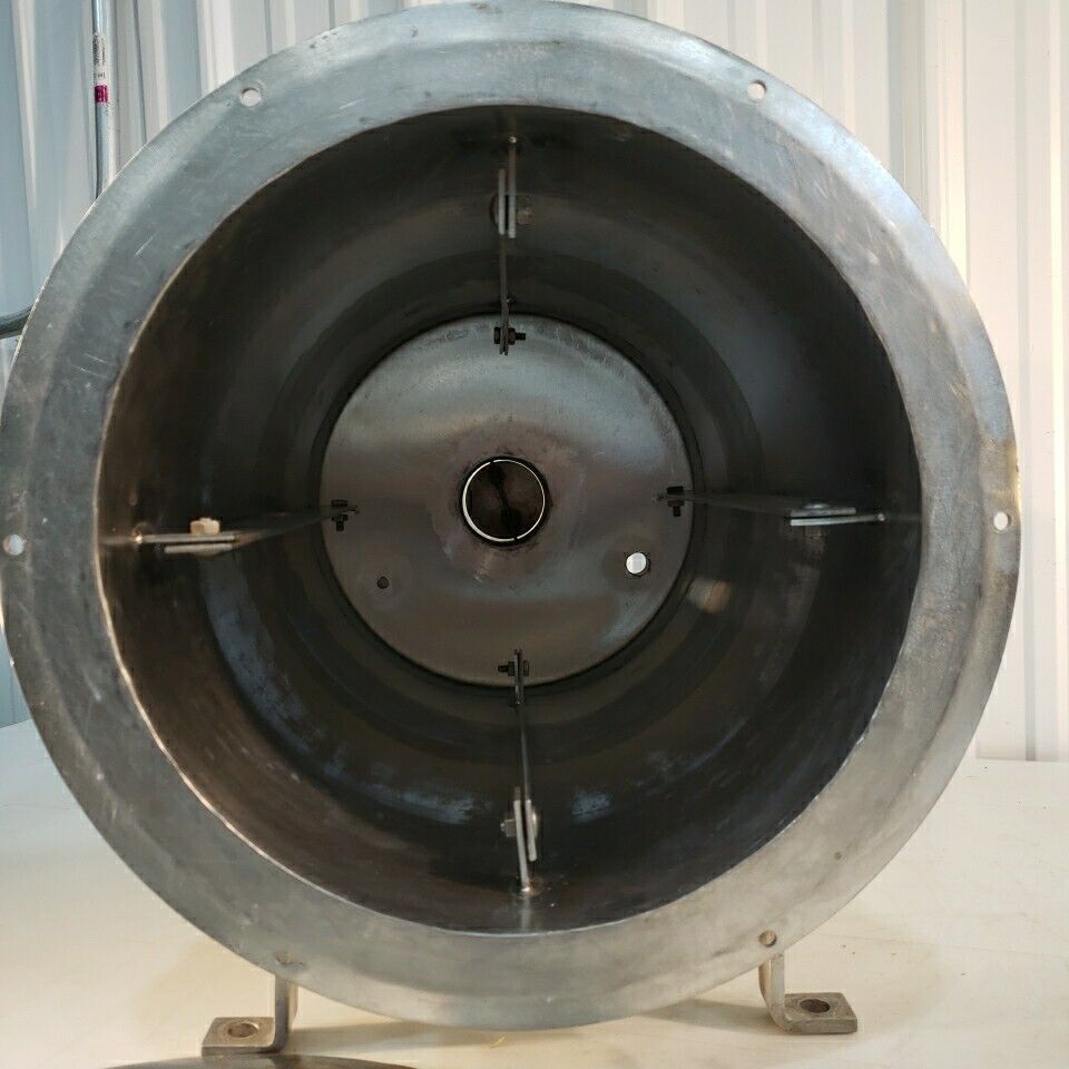 Stainless Steel Positive Pressure Chamber Cylinder Horizontal Custom Stand 12" D