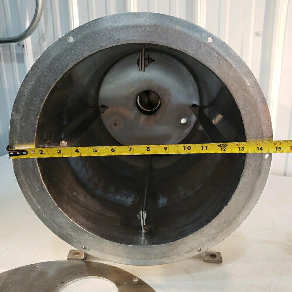 Stainless Steel Positive Pressure Chamber Cylinder Horizontal Custom Stand 12" D