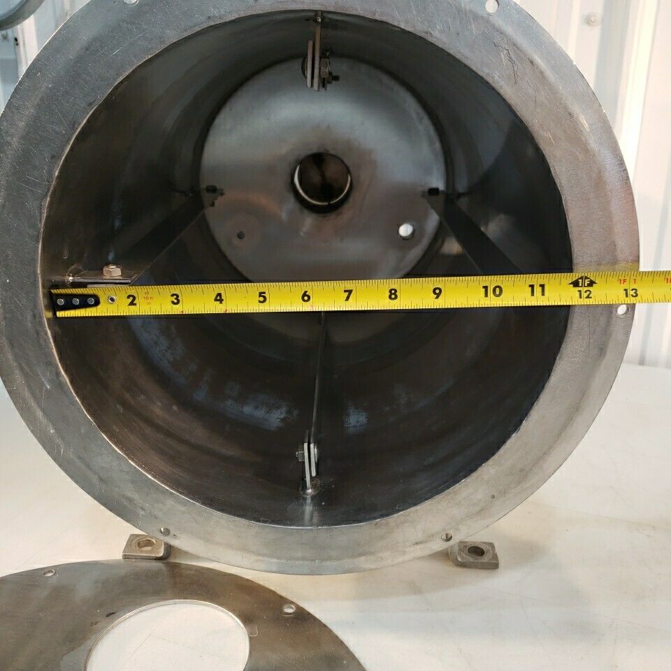 Stainless Steel Positive Pressure Chamber Cylinder Horizontal Custom Stand 12" D
