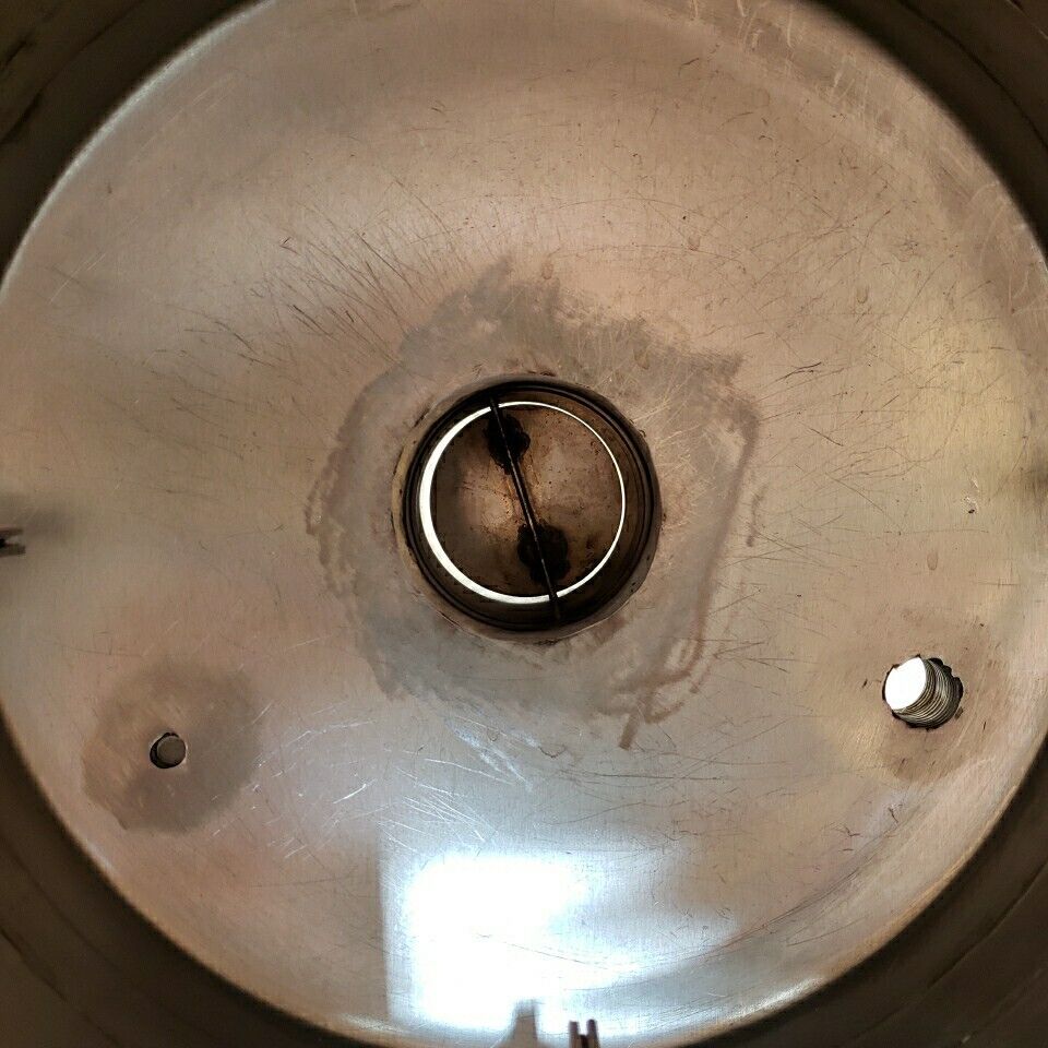 Stainless Steel Positive Pressure Chamber Cylinder Horizontal Custom Stand 12" D