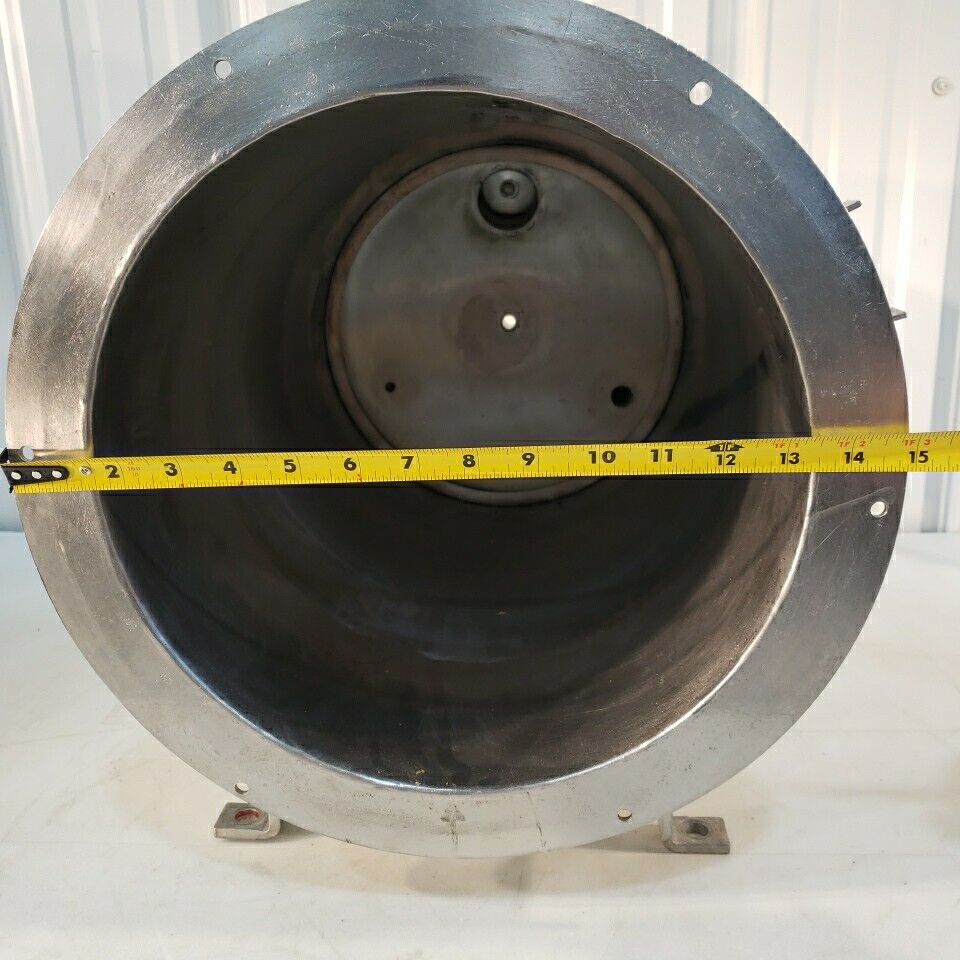 Stainless Steel Positive Pressure Chamber Cylinder Horizontal Custom Stand 12" D
