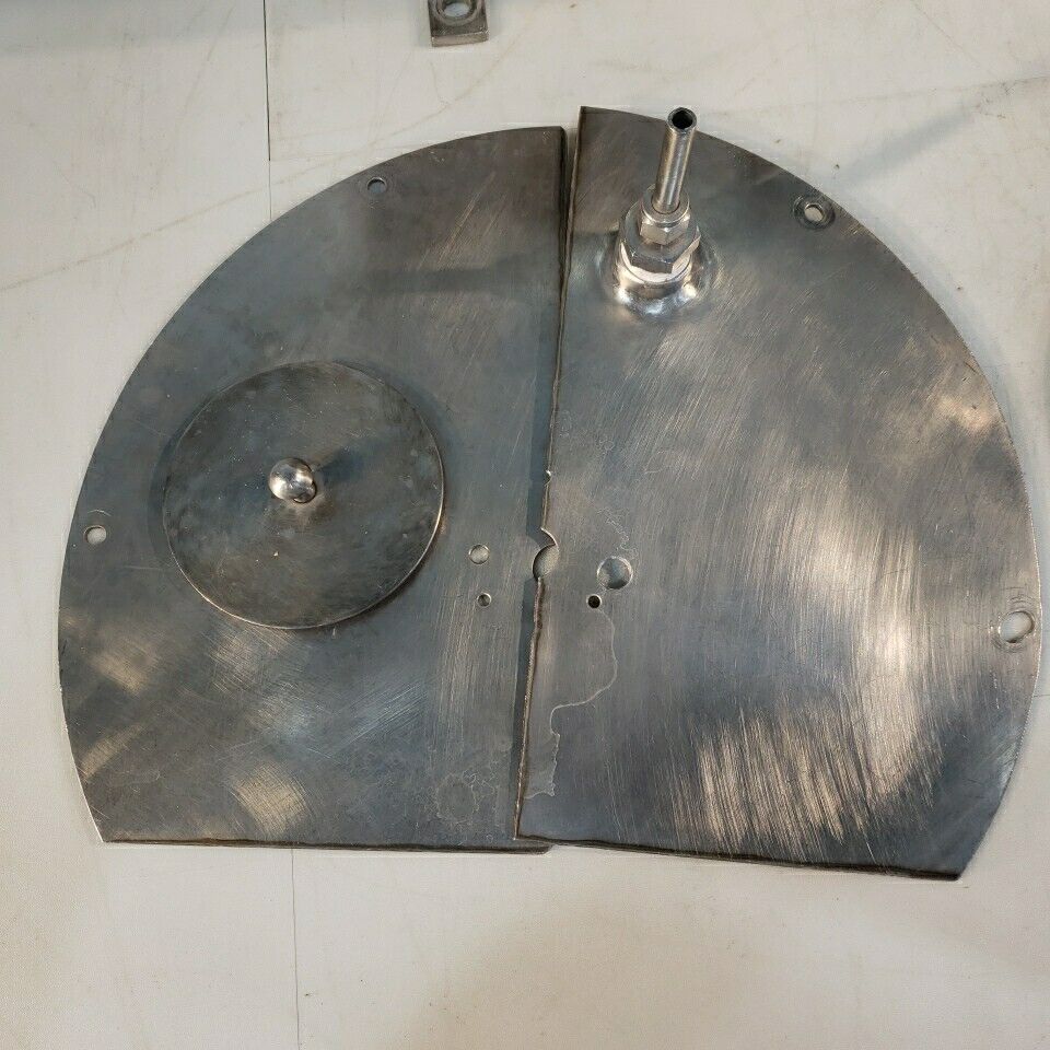 Stainless Steel Positive Pressure Chamber Cylinder Horizontal Custom Stand 12" D