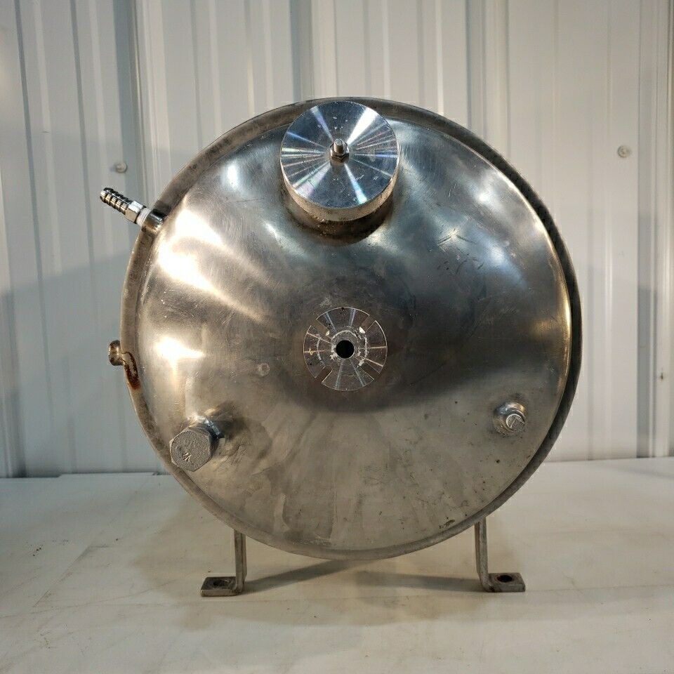 Stainless Steel Positive Pressure Chamber Cylinder Horizontal Custom Stand 12" D