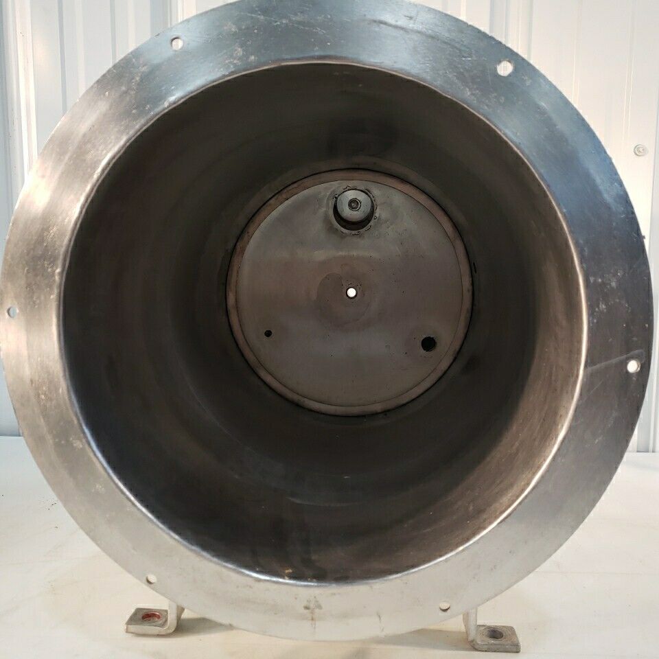 Stainless Steel Positive Pressure Chamber Cylinder Horizontal Custom Stand 12" D