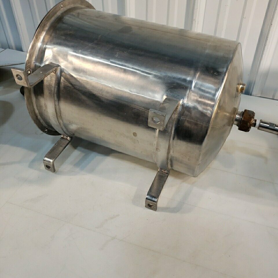 Pressure Chamber Stirrer w/2 Mix Attachments Cylinder Stainless Steel ~10" ID