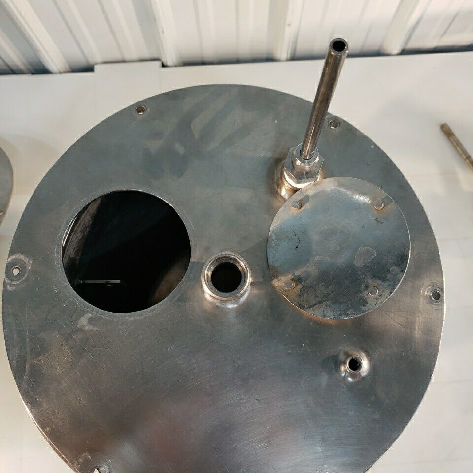 Pressure Chamber Stirrer w/2 Mix Attachments Cylinder Stainless Steel ~10" ID
