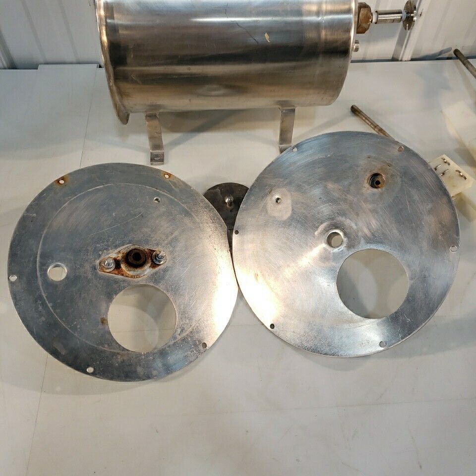 Pressure Chamber Stirrer w/2 Mix Attachments Cylinder Stainless Steel ~10" ID
