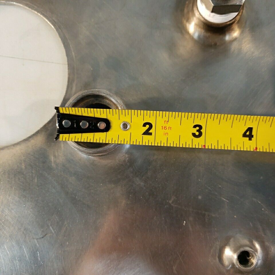 Pressure Chamber Stirrer w/2 Mix Attachments Cylinder Stainless Steel ~10" ID