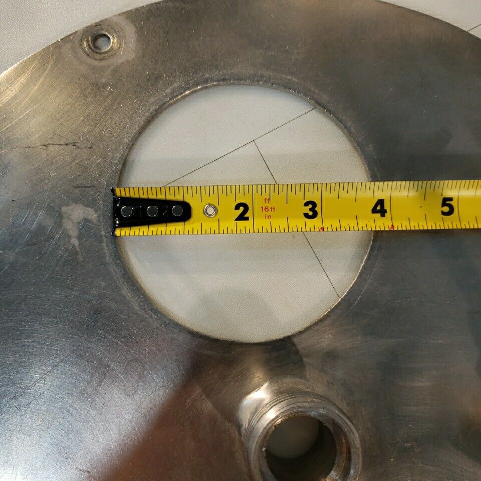 Pressure Chamber Stirrer w/2 Mix Attachments Cylinder Stainless Steel ~10" ID
