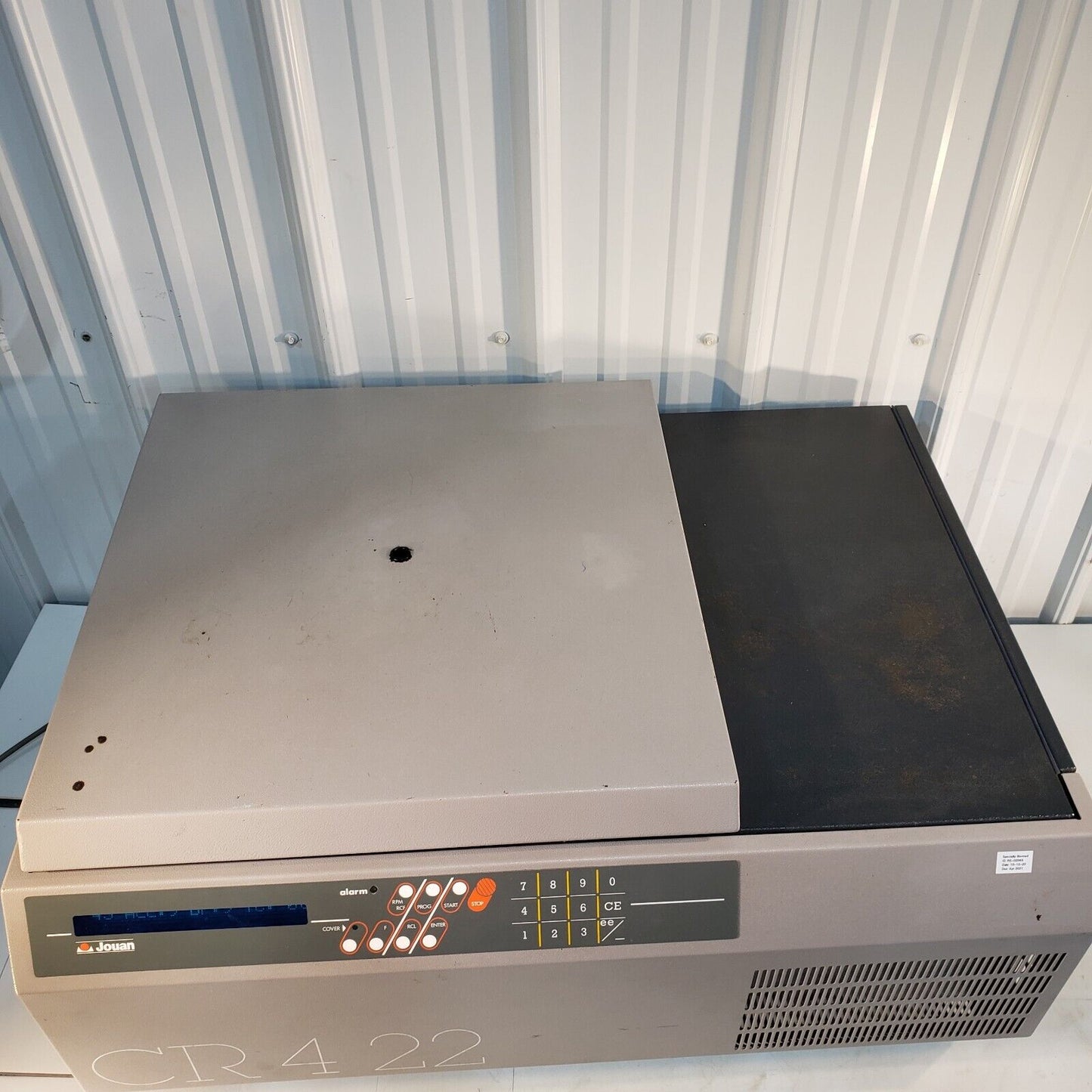 Jouan CR 422 Refridgerated Centrifuge 4750 Max Rotor RPM -8C To 40C CR4-22 120V