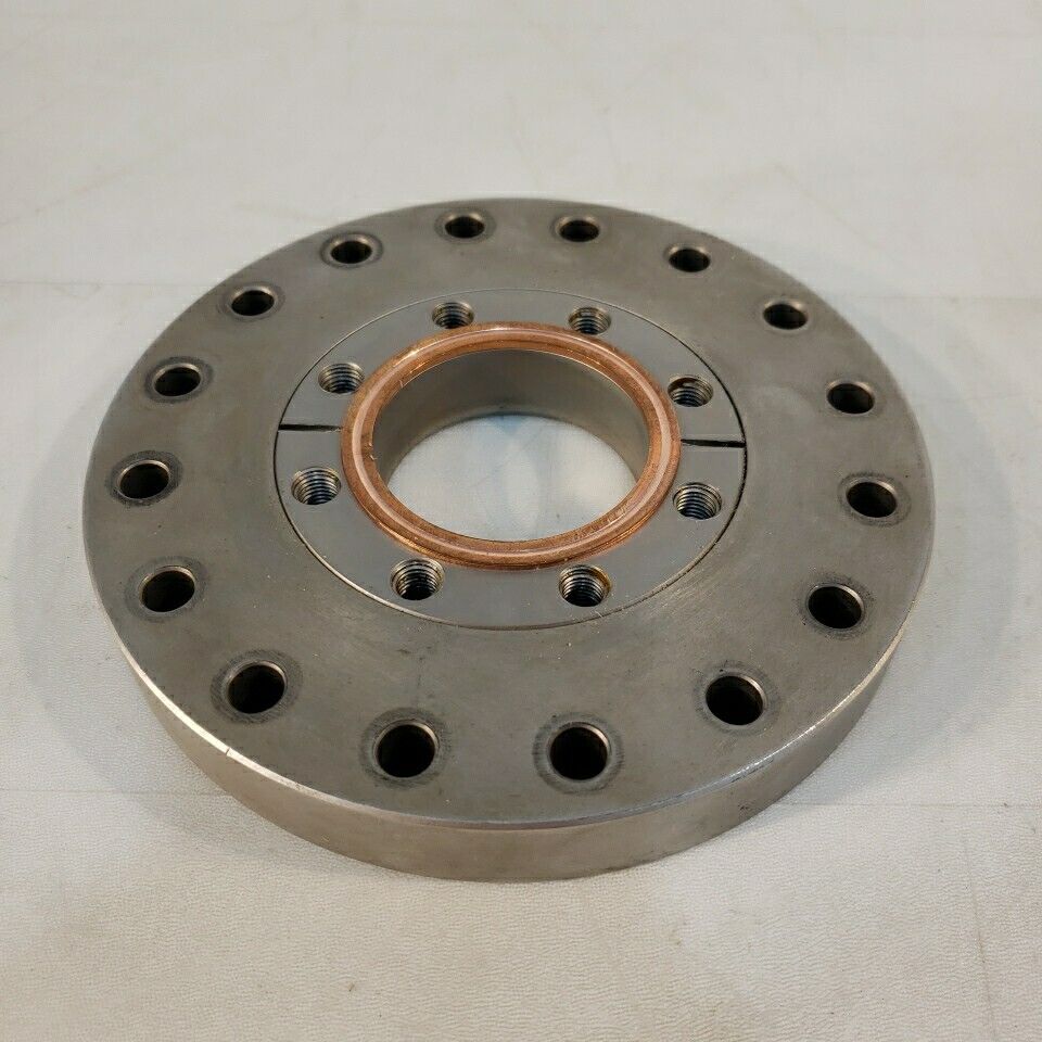 6" DN100CF To 3.38" NW50CF Zero-Length Adapter Conflat Flange High Vacuum