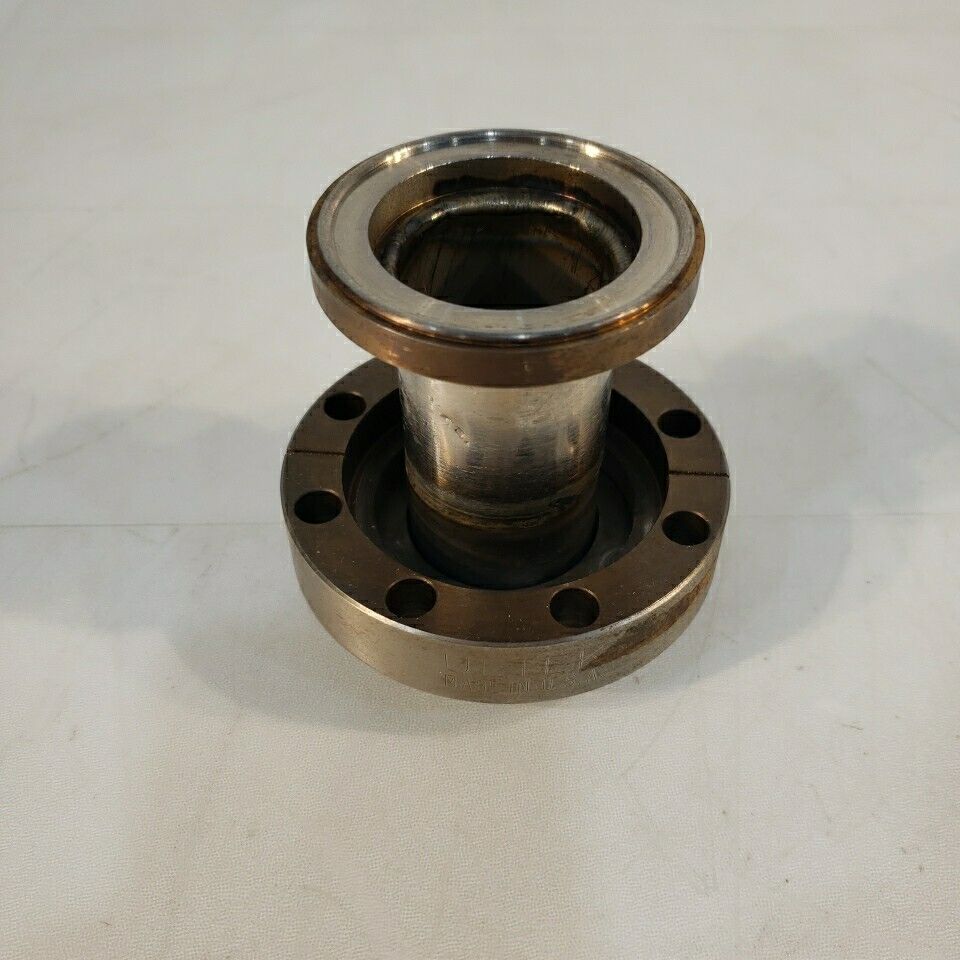 2.75" DN35CF To 3.38" NW50CF Adapter Nipple Rotatable Ends Rounded Knife Edges