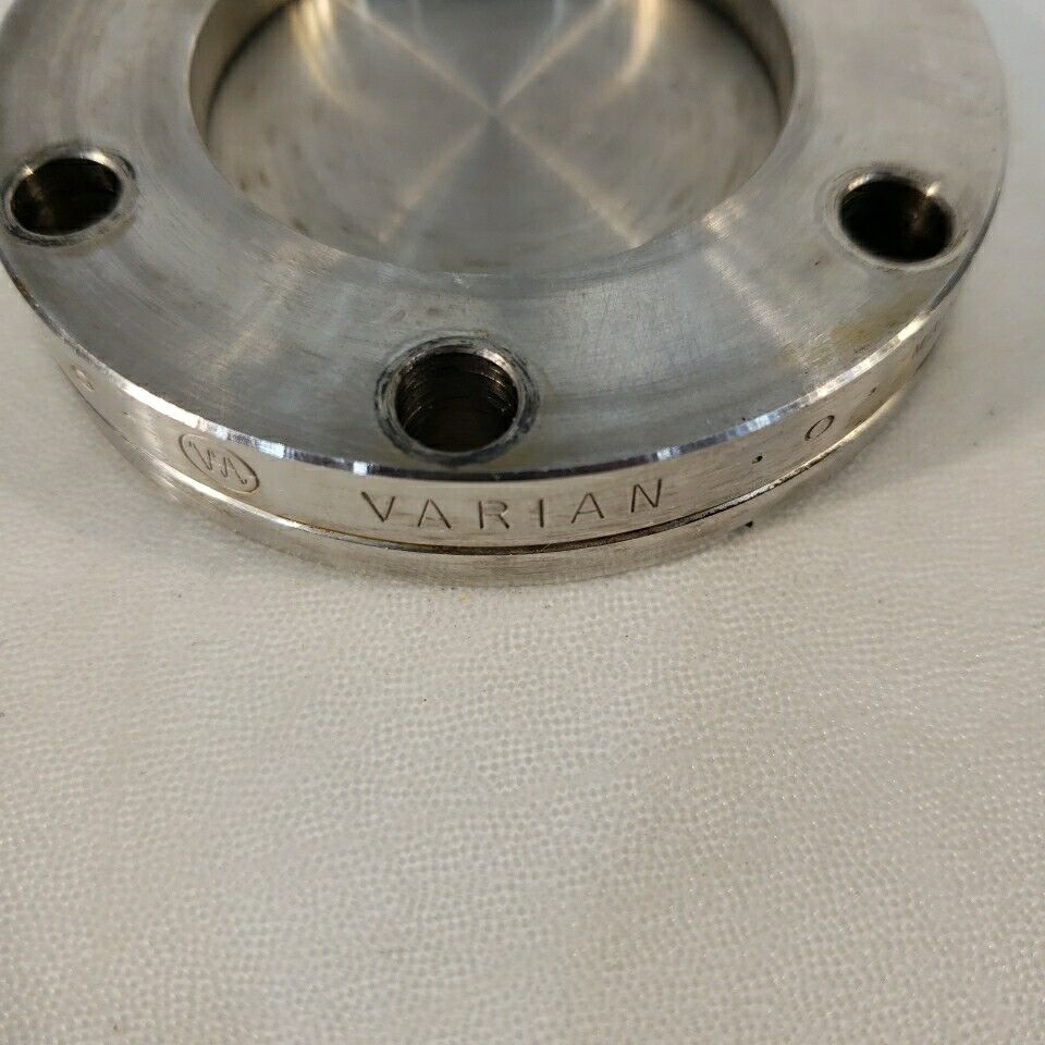 Varian 2.75" CF DN35CF Rotatable Conflat Blank Flange High Vacuum Stainless