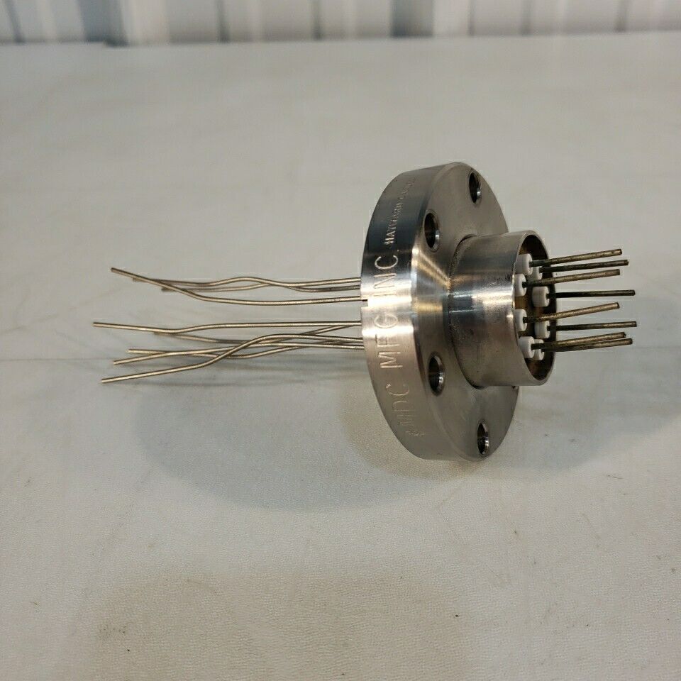 MDC 2.75" CF DN35CF 8-Pin Electrical Feed Through Conflat Flange High Vacuum