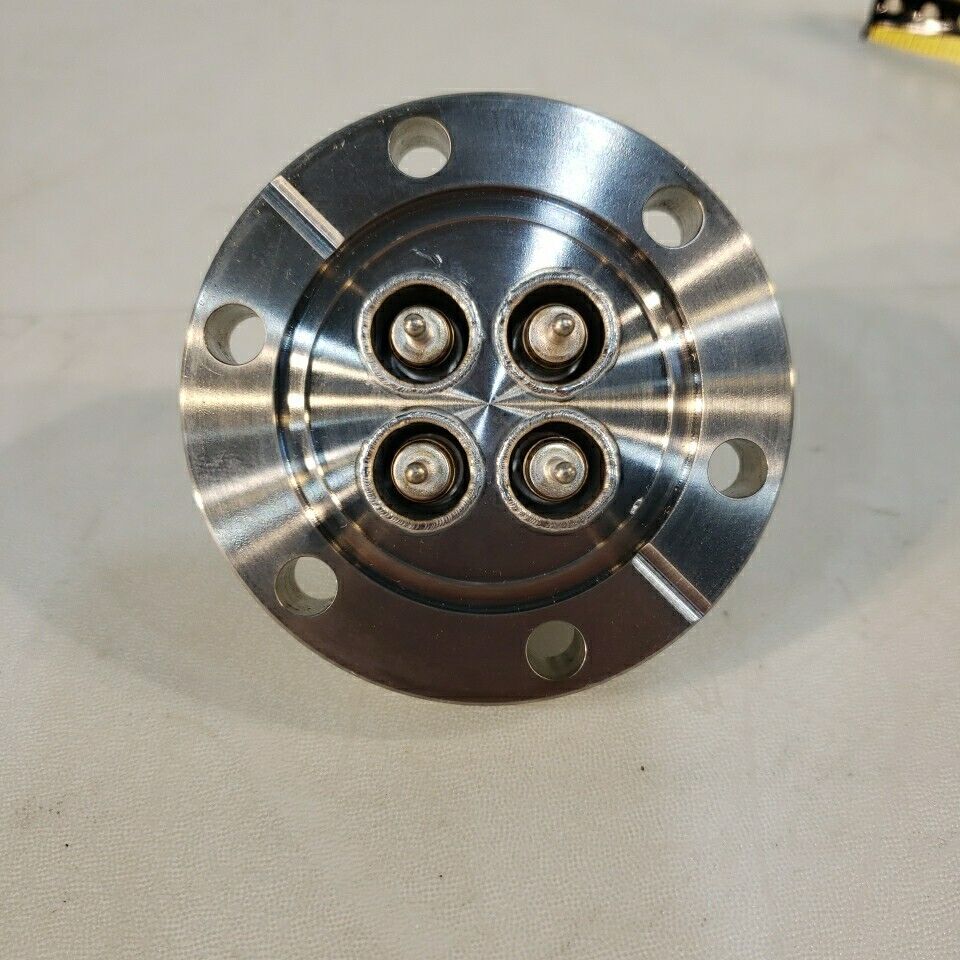 2.75" CF DN35CF 4-Port BNC Electrical Feedthrough Conflat Ultra High Vacuum UHV