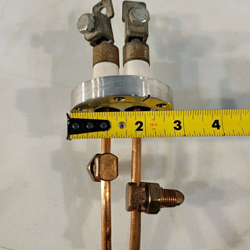 Huntington 2.75" CF DN35CF 2-Pin High-Current Electrical Feedthrough High Vacuum