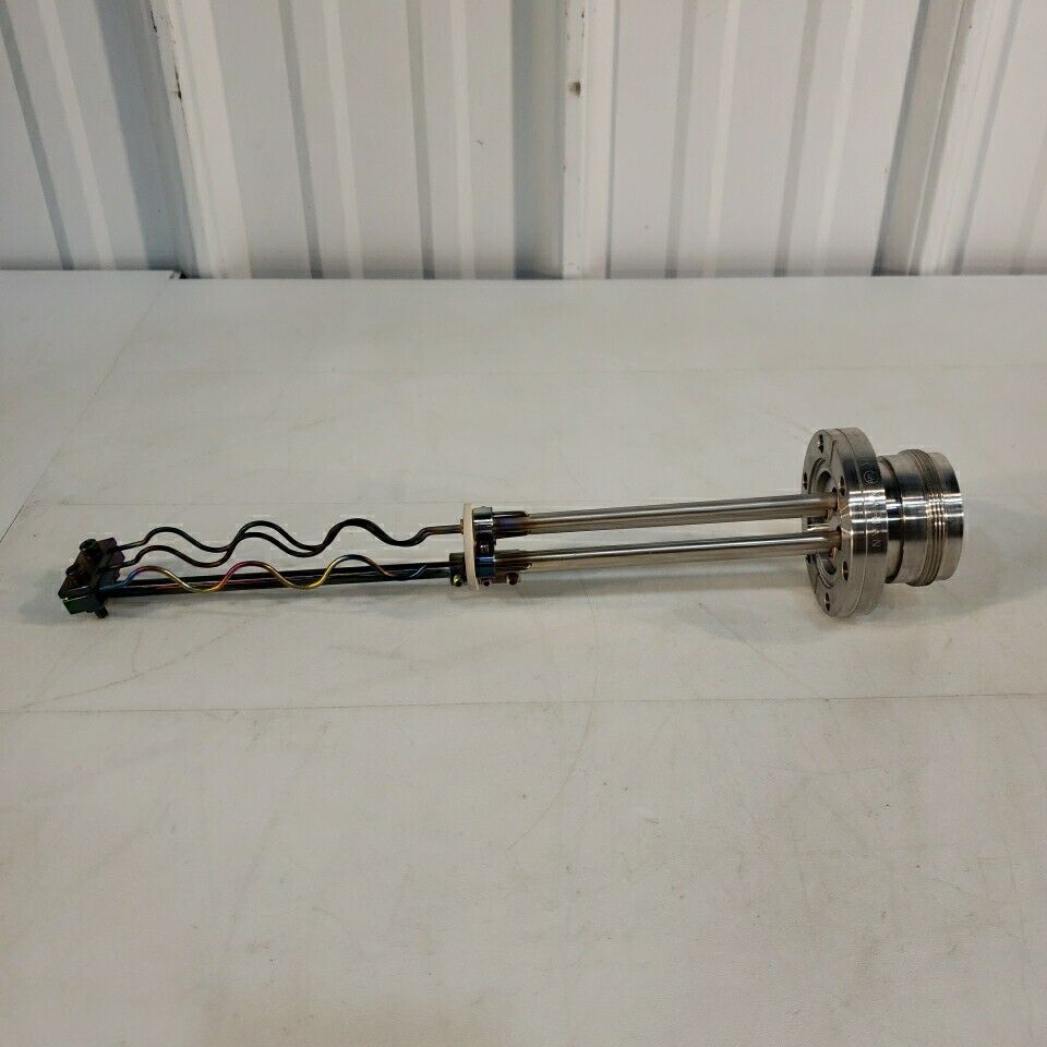 Varian 2.75" DN35CF CF Conflat 4-Pin Electrical Feedthrough Shroud High Vacuum