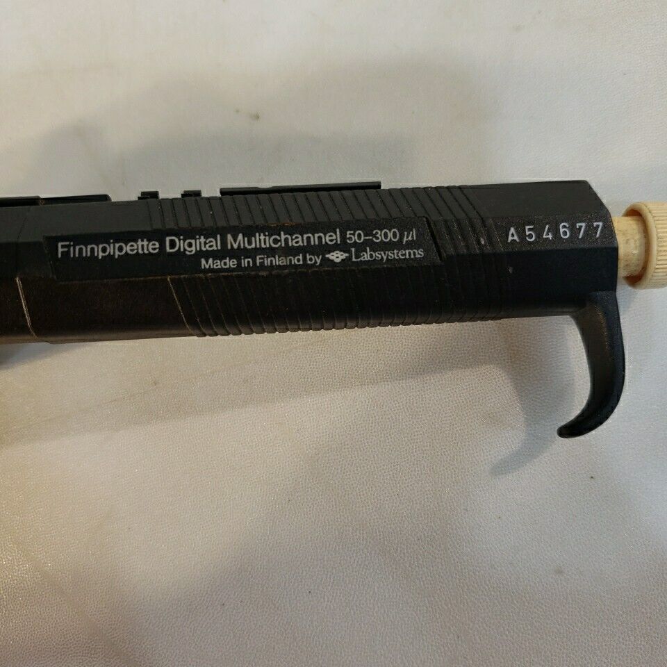 Labsystems Finnpipette Multichannel Pipettes 50-300uL 8 Channel - Missing Part