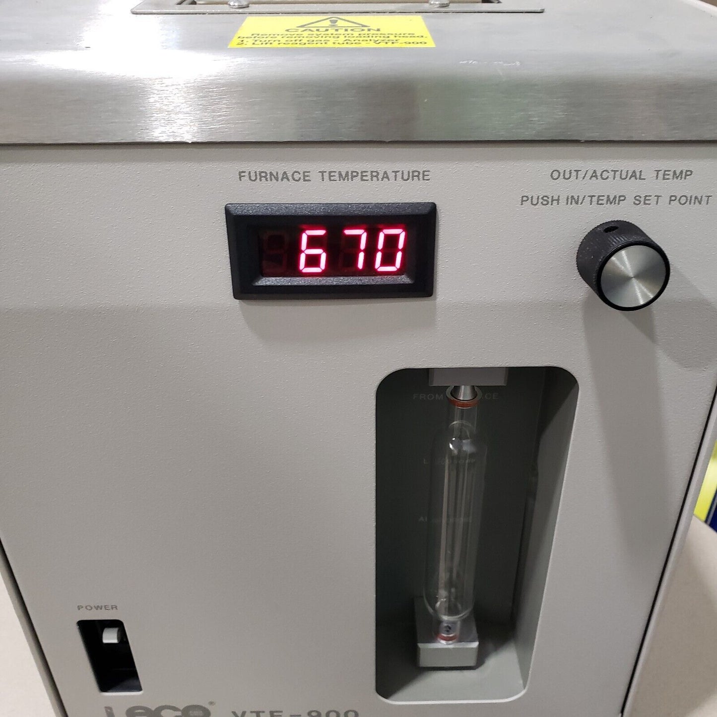 Leco VTF-900 Furnace Combustion Composition Tester For CHNS-932 PN 601-800-100