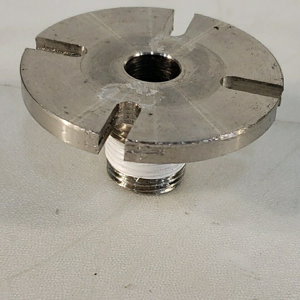 International Shore Connection NPT 3/8" Adapter 2" OD Male Floor Fitting Flange