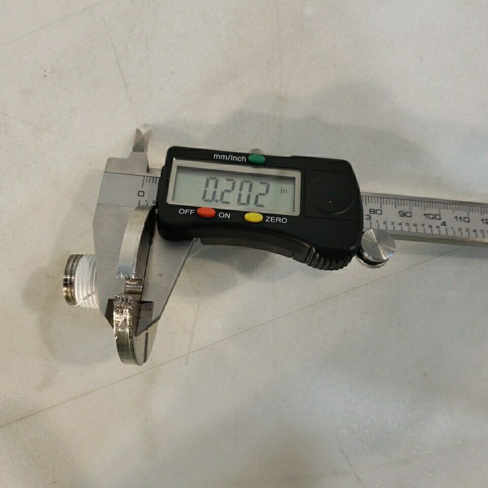 International Shore Connection NPT 3/8" Adapter 2" OD Male Floor Fitting Flange