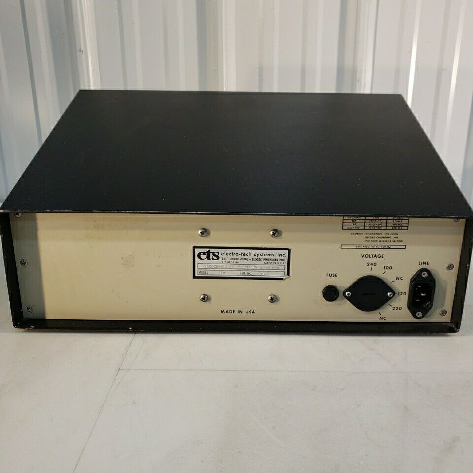 ETS Electro-Tech Systems 910 Electrostatic Discharge Simulator Powers on Working