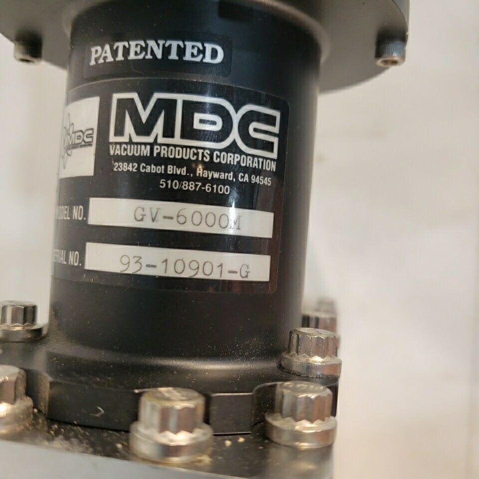 MDC GV-6000M Ultra High Vacuum Gate Valve 8" DN160CF CF Conflat UHV Stainless