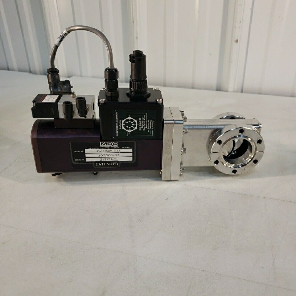 *Knife Edge & Solenoid Damaged* MDC GV-1500M-P-11 Vacuum Gate Valve 2.75" DN35CF
