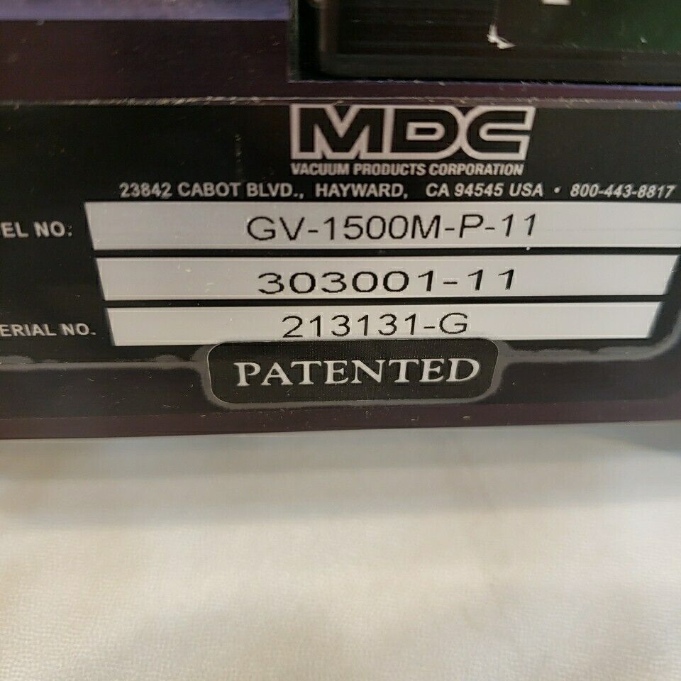 *Knife Edge & Solenoid Damaged* MDC GV-1500M-P-11 Vacuum Gate Valve 2.75" DN35CF