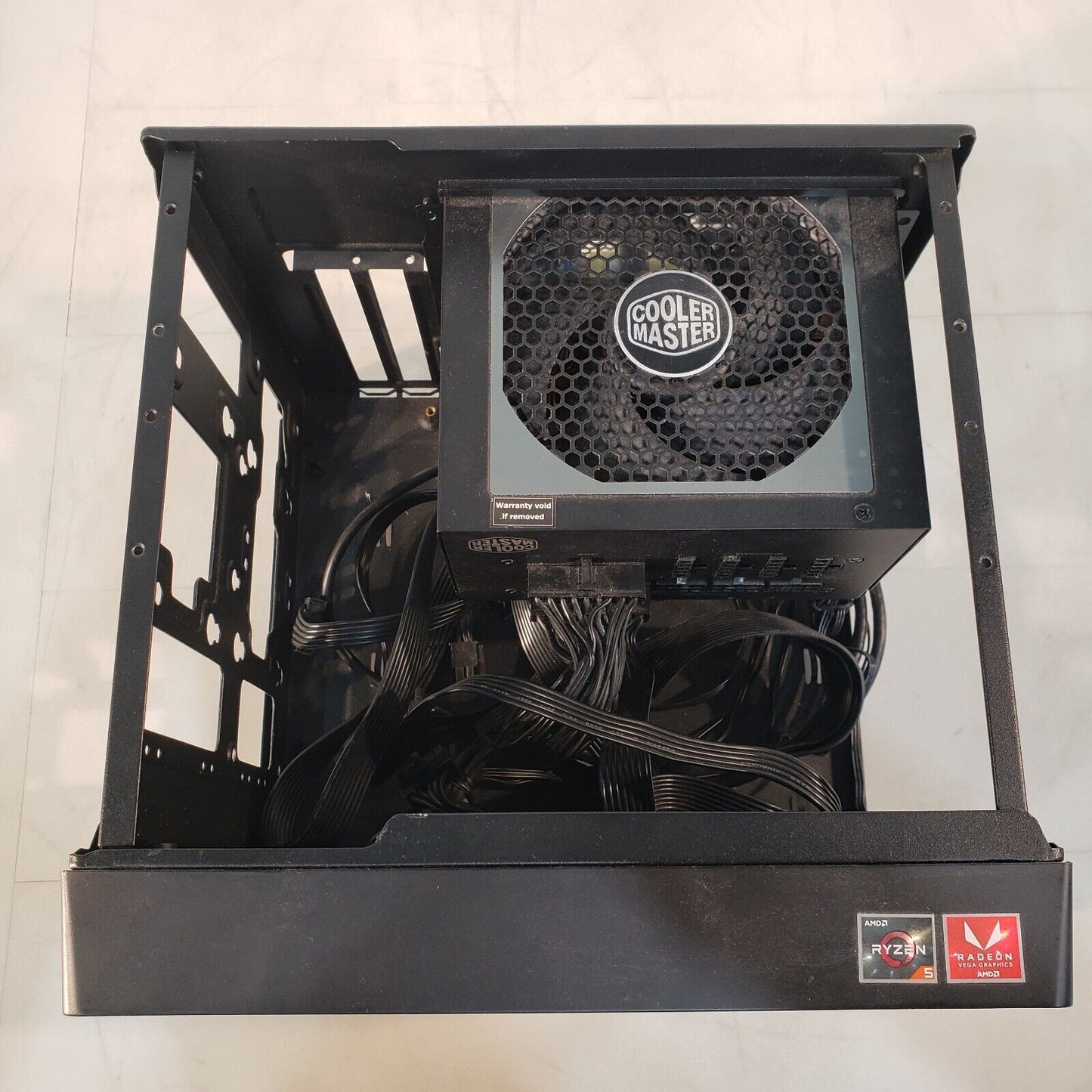 Cooler Master Mini Computer Case w/ RS-550-AFBA-G1 Modular Power Supply and Fans