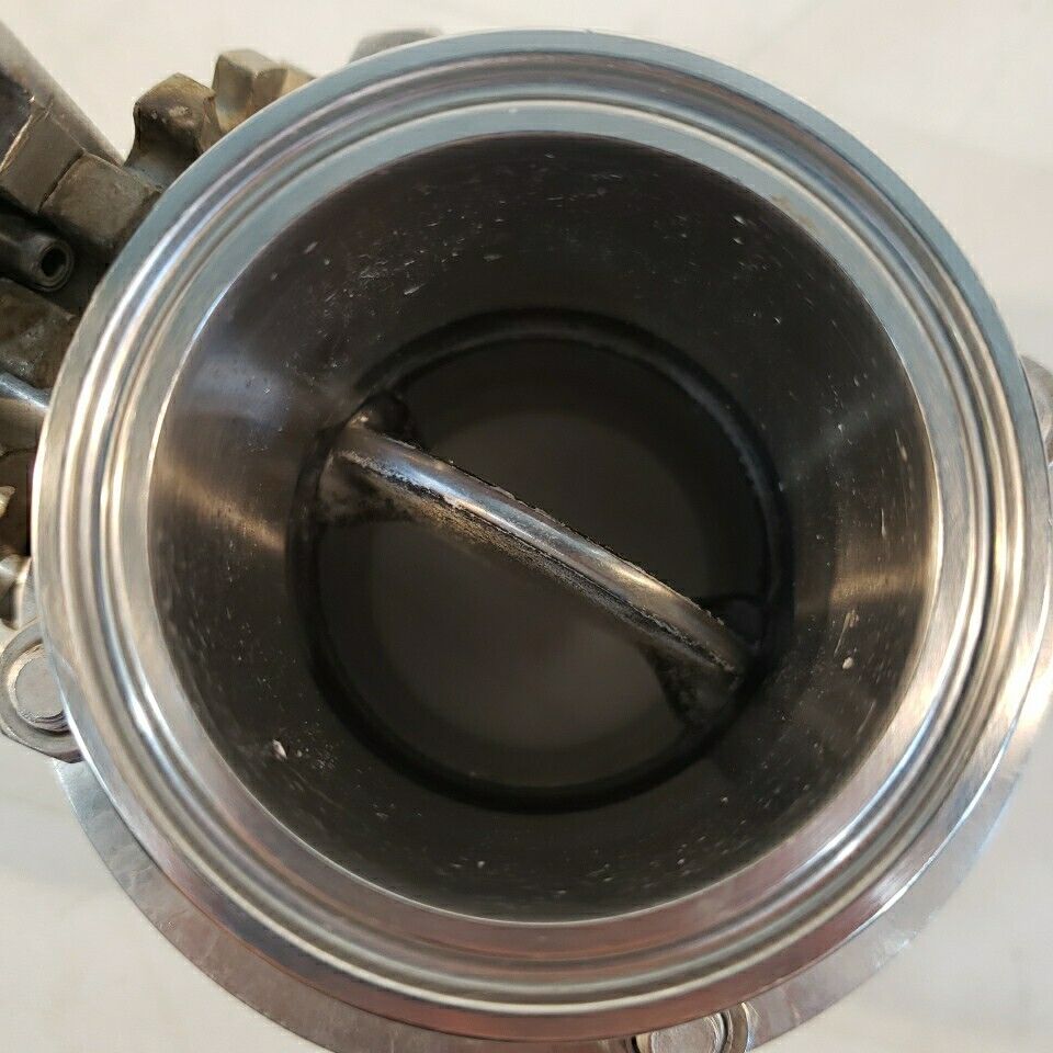 Central States B51-2-E-316 Tri Clover Sanitary 2" Manual Valve Locking Handle SS